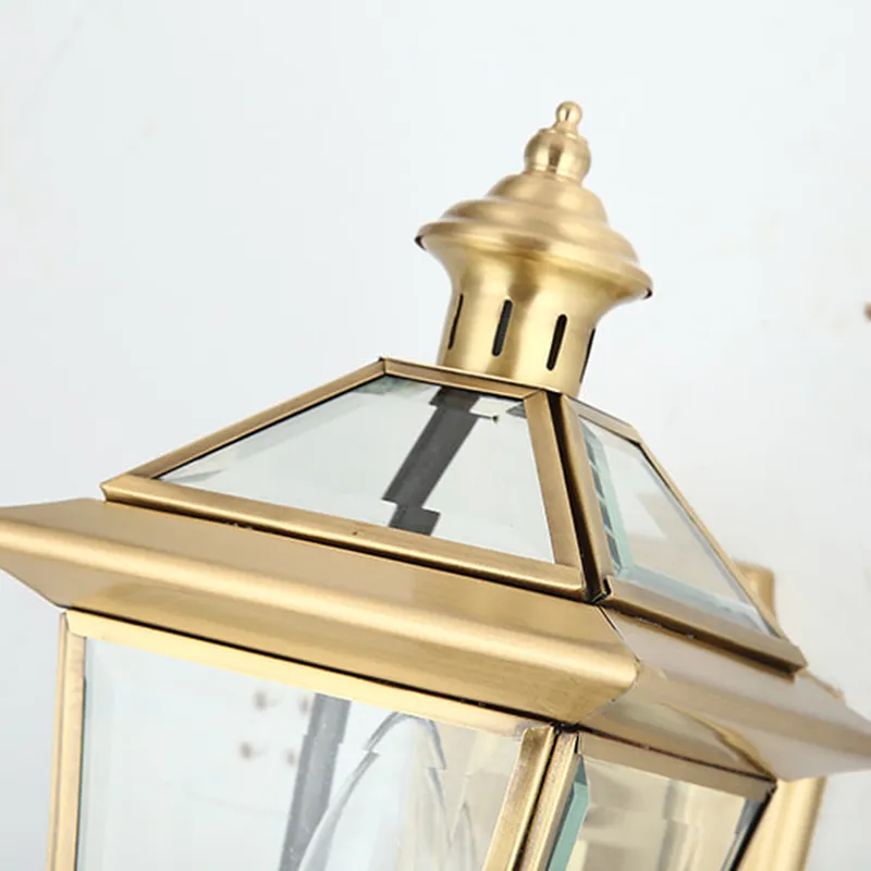 Đèn tường ngoài trời chống nước Đồng Hộp