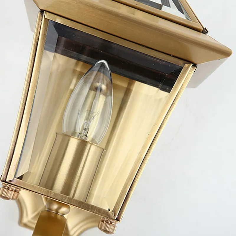 Đèn tường ngoài trời chống nước Đồng Hộp