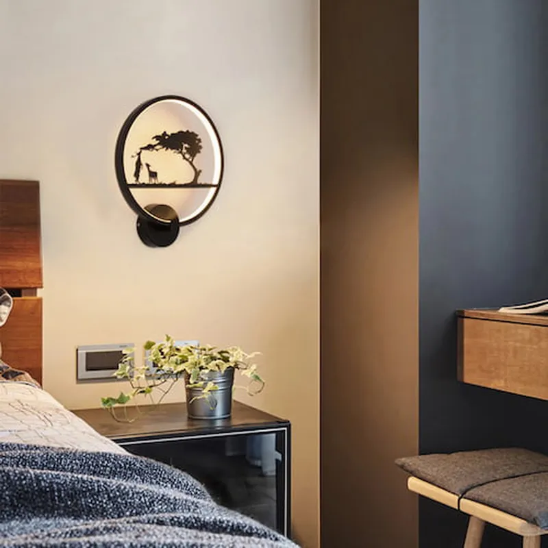 Đèn treo tường trang trí phòng khách UPLED hợp kim