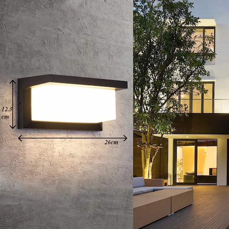 Đèn tường ngoài trời chống nước UPLED 3 mẫu