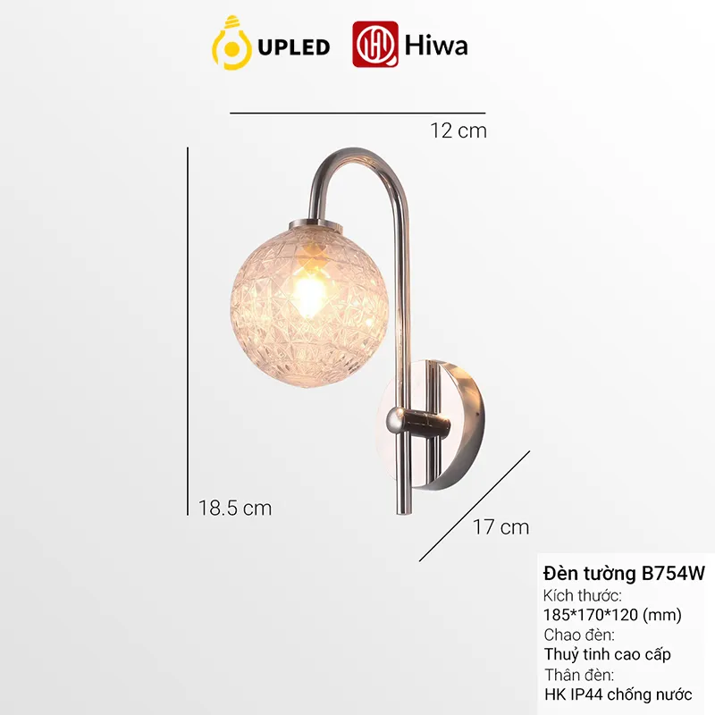 Đèn tường Đức B754W