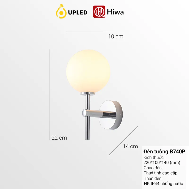 Đèn tường Đức B740W