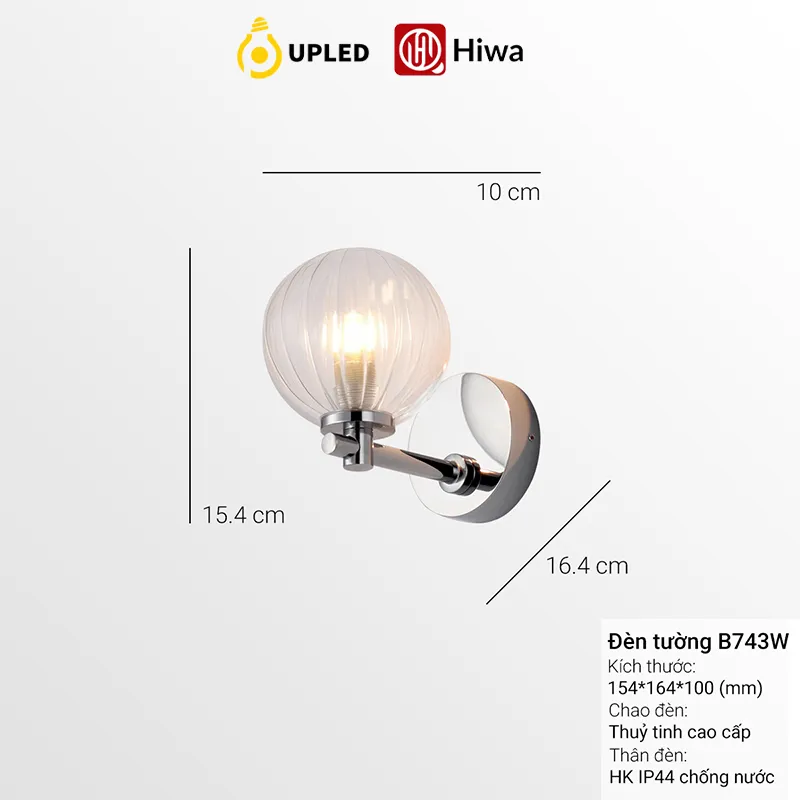 Đèn tường Đức B743W