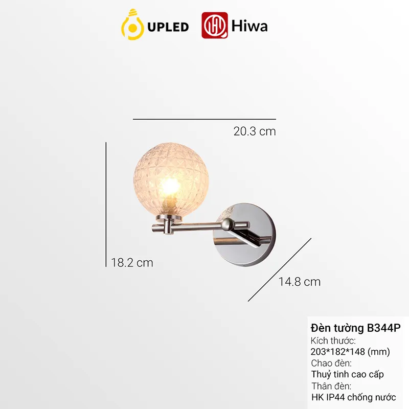 Đèn tường Đức B738W