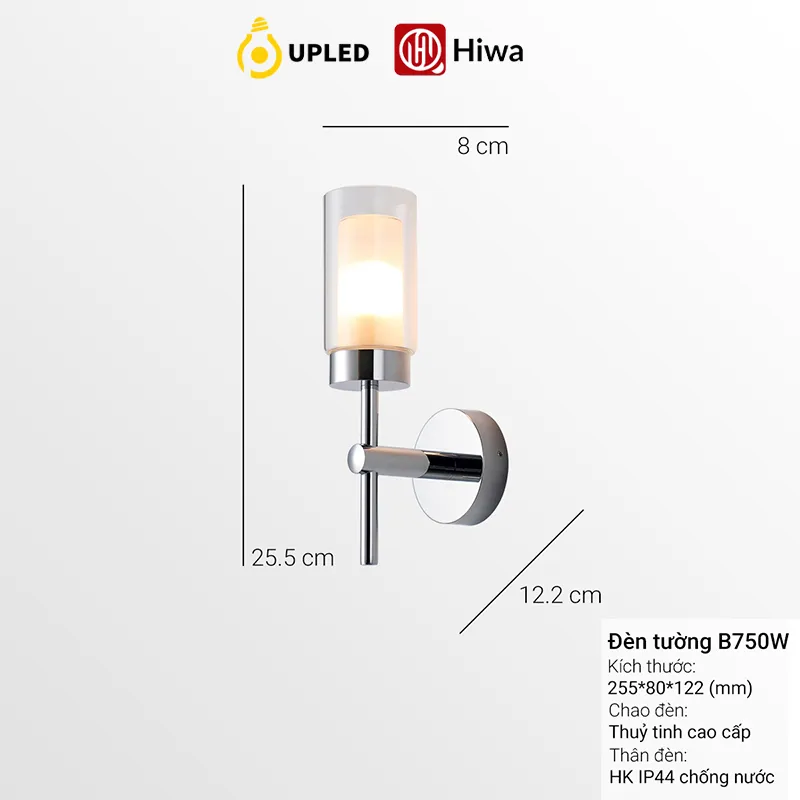 Đèn tường Đức B750W