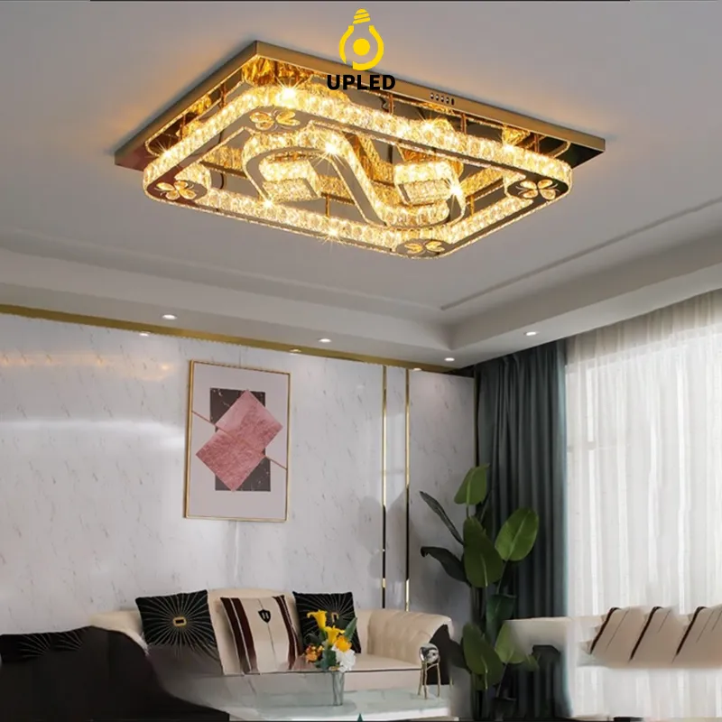 Đèn ốp mâm pha lê UPM-073