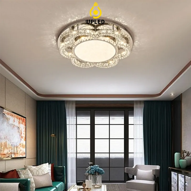 Đèn ốp mâm pha lê UPM-093