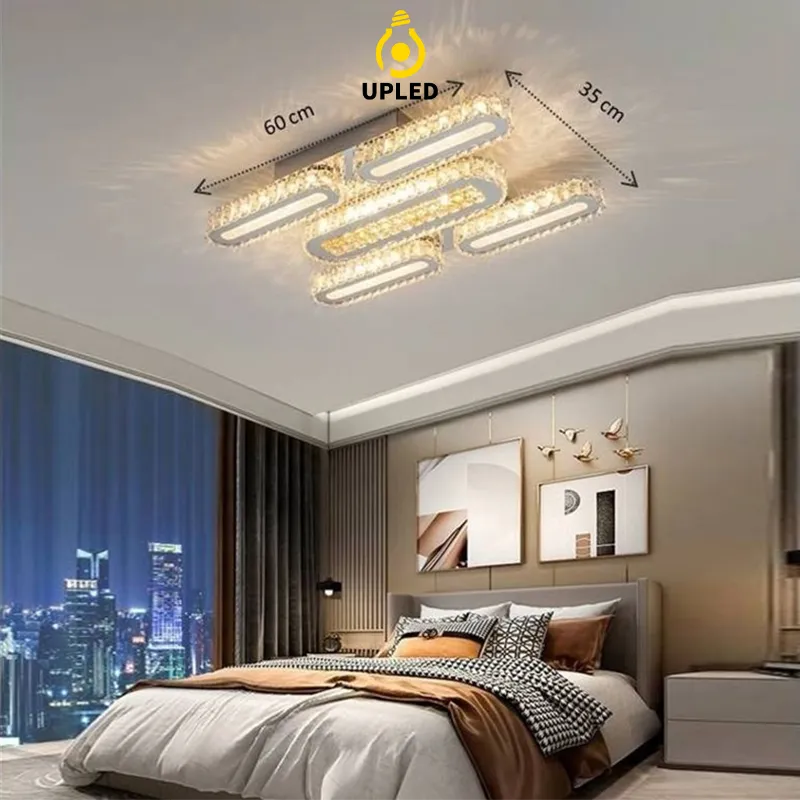 Đèn ốp mâm pha lê UPM-1025