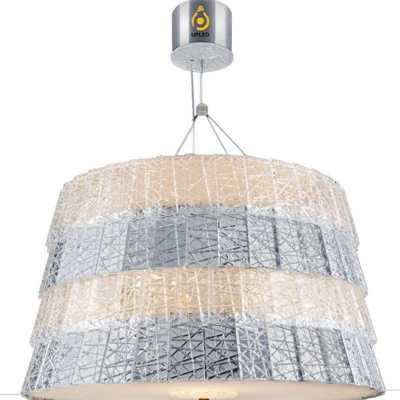 Đèn chùm Tuile Frozen Silver cỡ lớn