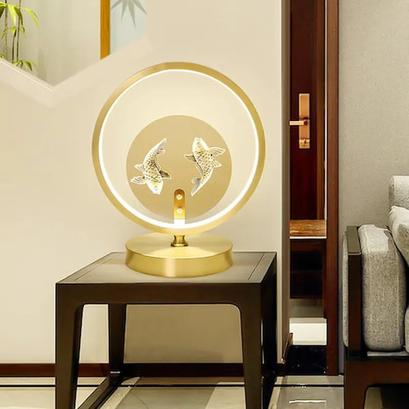 Đèn ngủ treo tường hiện đại Đồng mạ Vàng UPLED