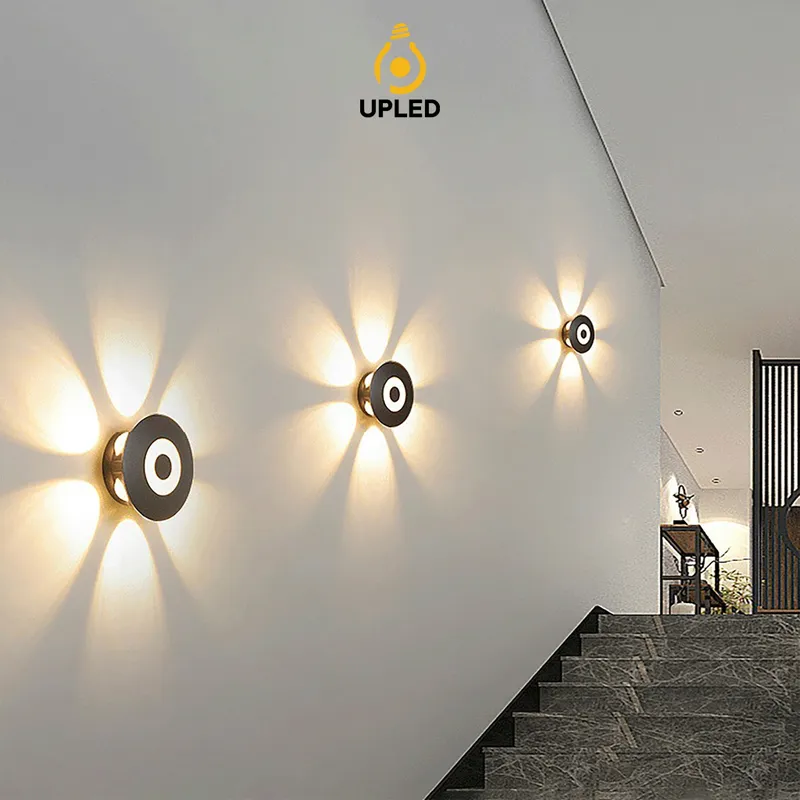 Đèn hắt sáng UH16 UPLED Ngoài Trời Hiện Đại Hắt Sáng 4 Hướng Hợp Kim Nhôm Chống Nước UPLED