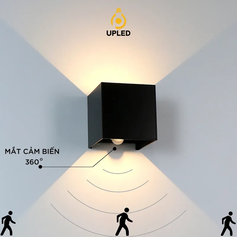 Đèn hắt sáng UH24 UPLED điều chỉnh tia sáng gắn tường ngoài trời chống nước hiện đại