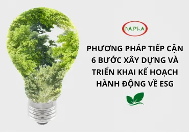 PHƯƠNG PHÁP TIẾP CẬN 6 BƯỚC XÂY DỰNG VÀ TRIỂN KHAI KẾ HOẠCH HÀNH ĐỘNG VỀ ESG