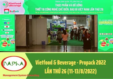 VIETFOOD & BEVERAGE - PROPACK 2022 - CHUỖI TRIỂN LÃM QUỐC TẾ THIẾT BỊ CÔNG NGHỆ CHẾ BIẾN, BAO BÌ THỰC PHẨM, THỰC PHẨM VÀ ĐỒ UỐNG VIỆT NAM LẦN THỨ 26 (11 - 13/08/2022)