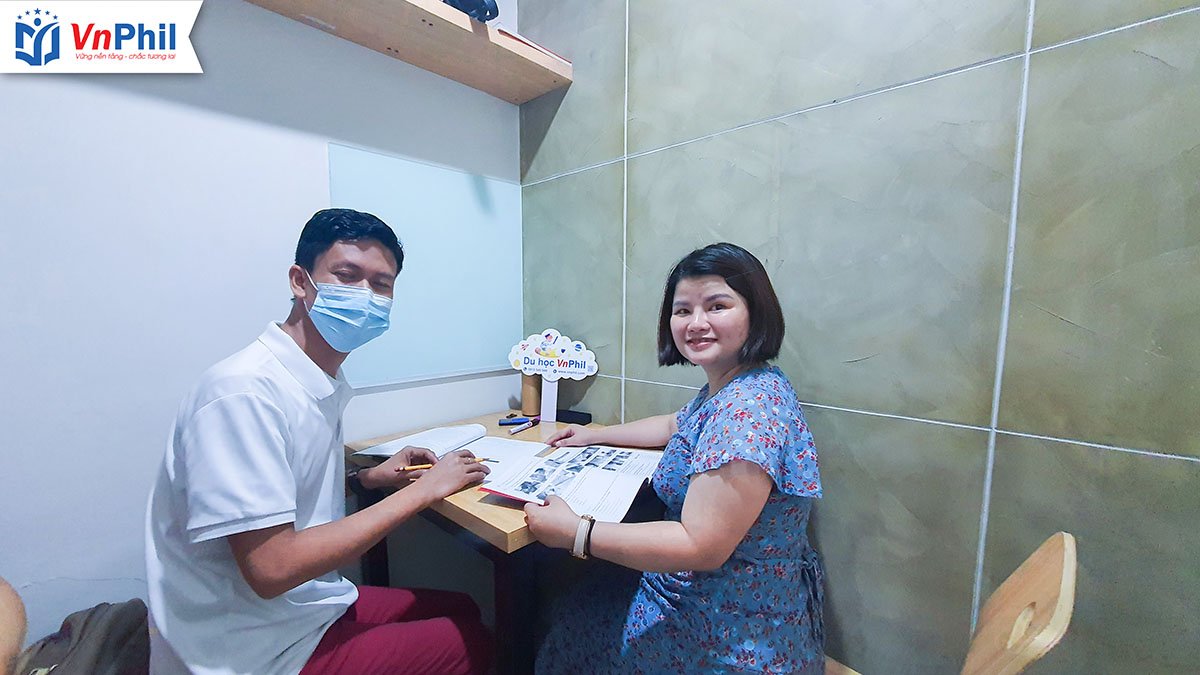 Vnphil tham gia học lớp học 1:1 tại các trường Anh ngữ tại Cebu, Philippines