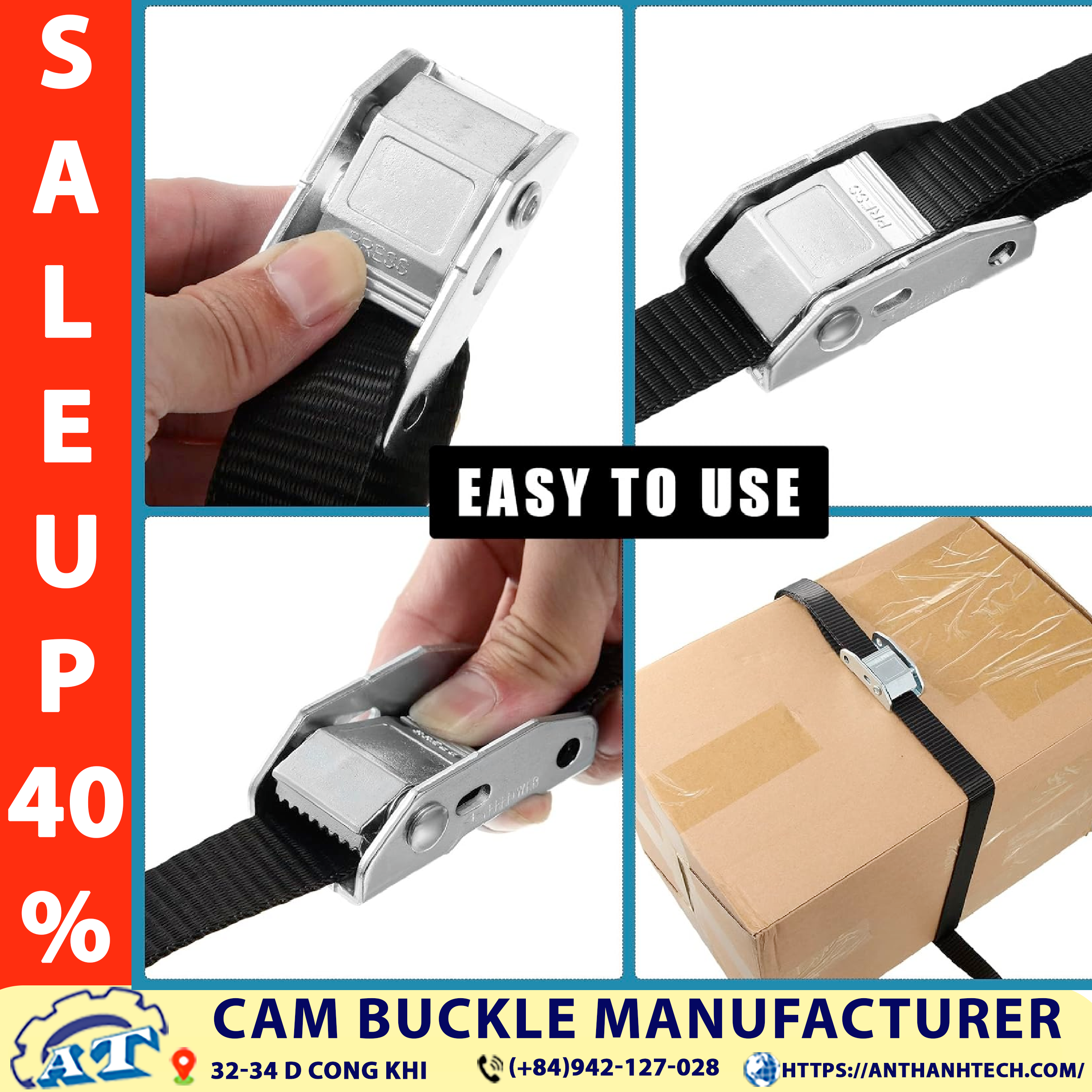1 inch cam buckle securing cargo worldwide. 1 inch cam buckle securing cargo worldwide.