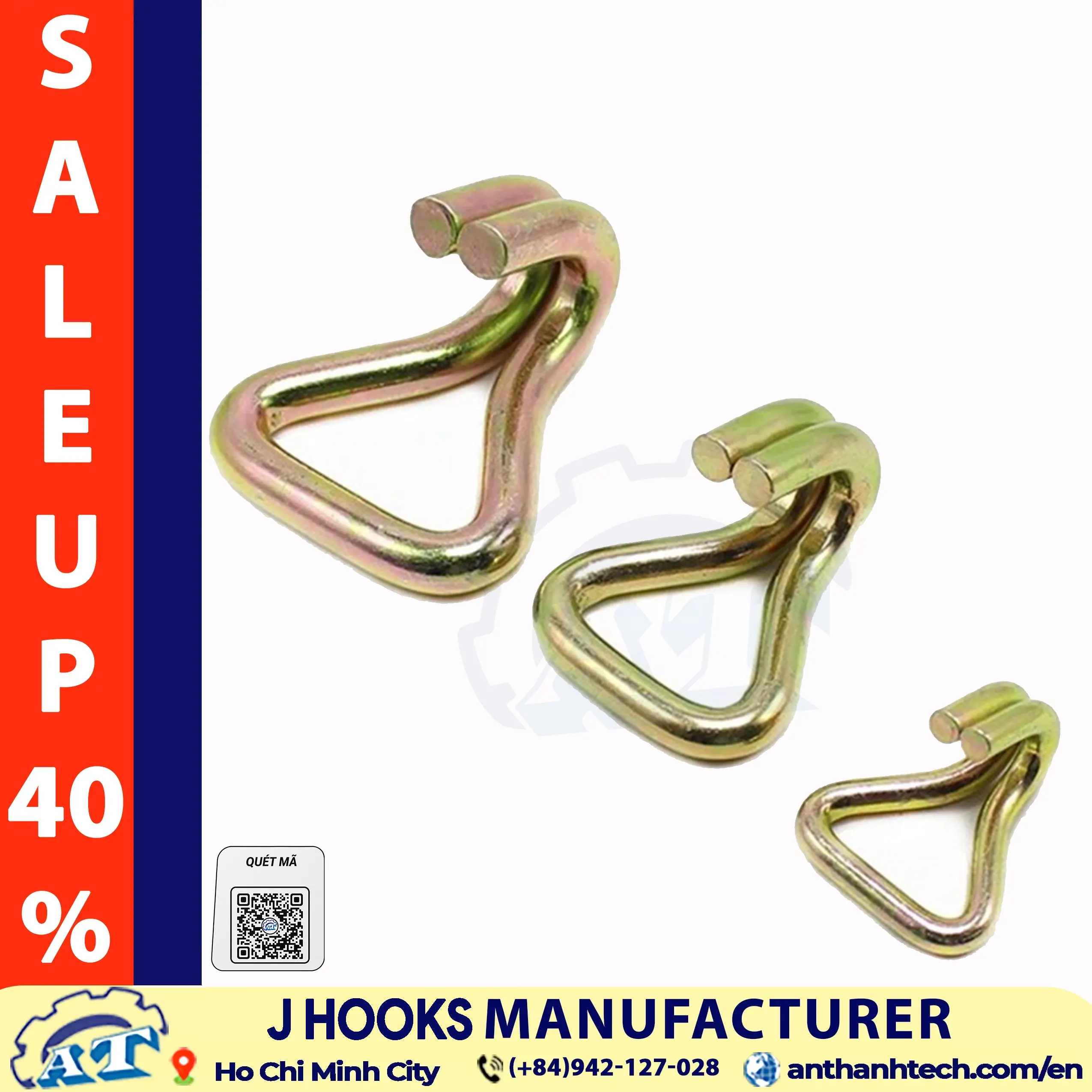 25mm tie down hook - J Hook Manufacturer AnThanhTech