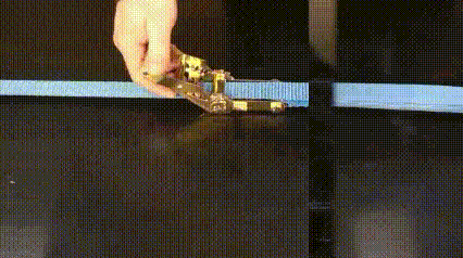 Rotate the shaft + fold the lock