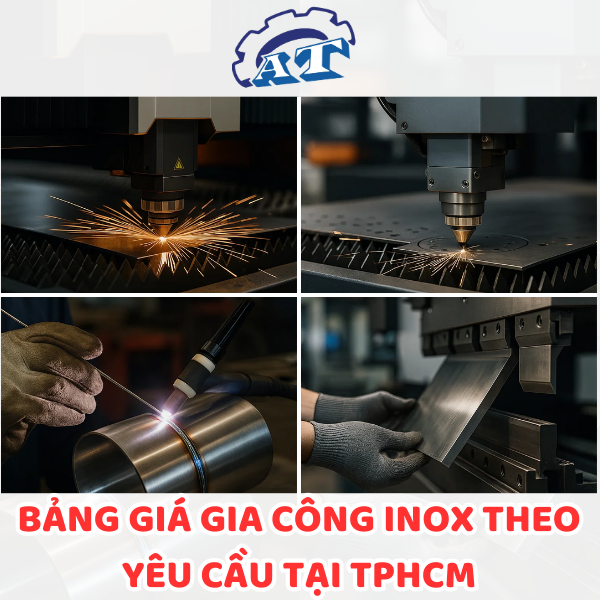 Bảng giá gia công inox theo yêu cầu tại TPHCM Bảng giá gia công inox theo yêu cầu tại TPHCM