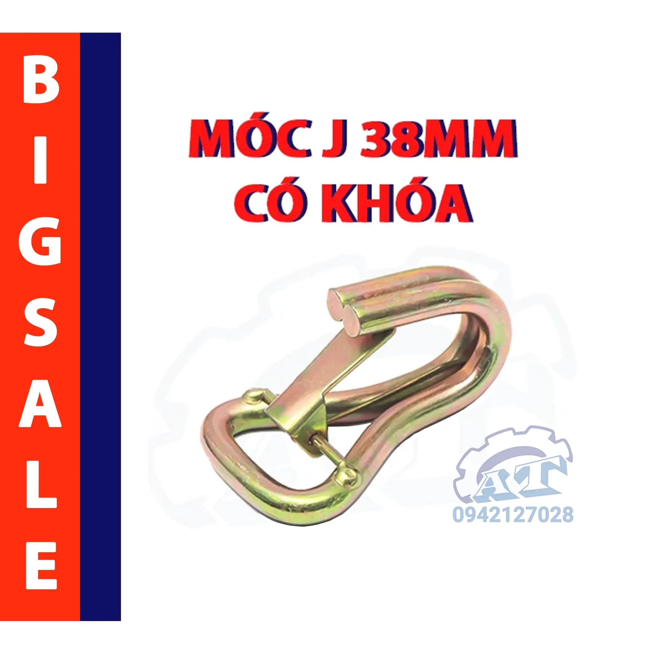 móc j có khóa 38mm