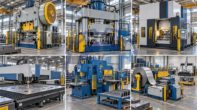 Máy móc dùng trong gia công dập thép tấm dày