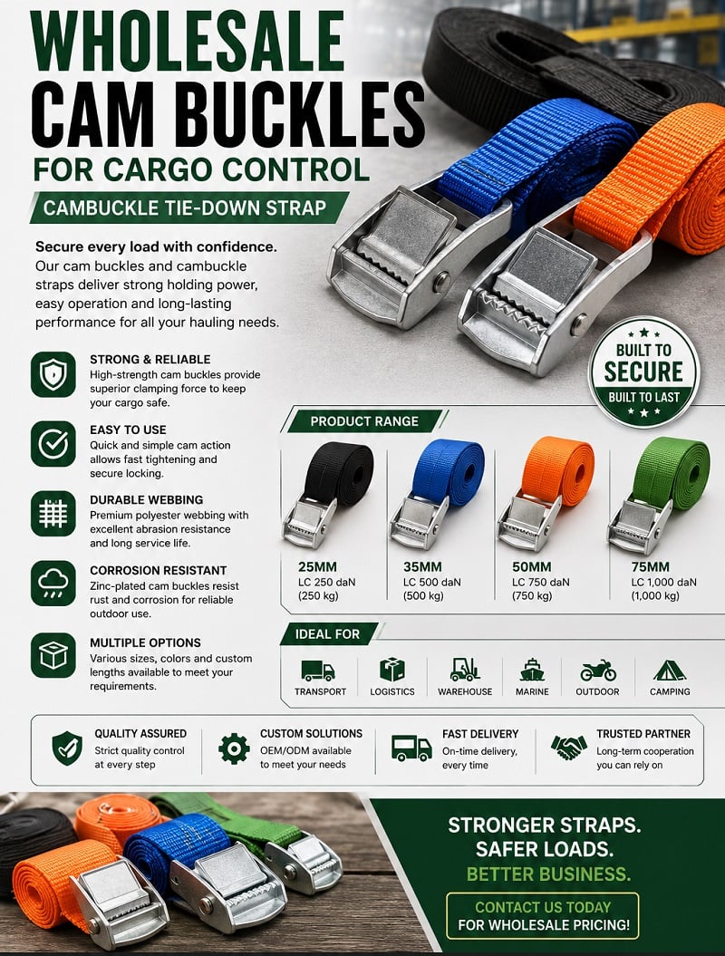 Cambuckle Tie-Down Strap