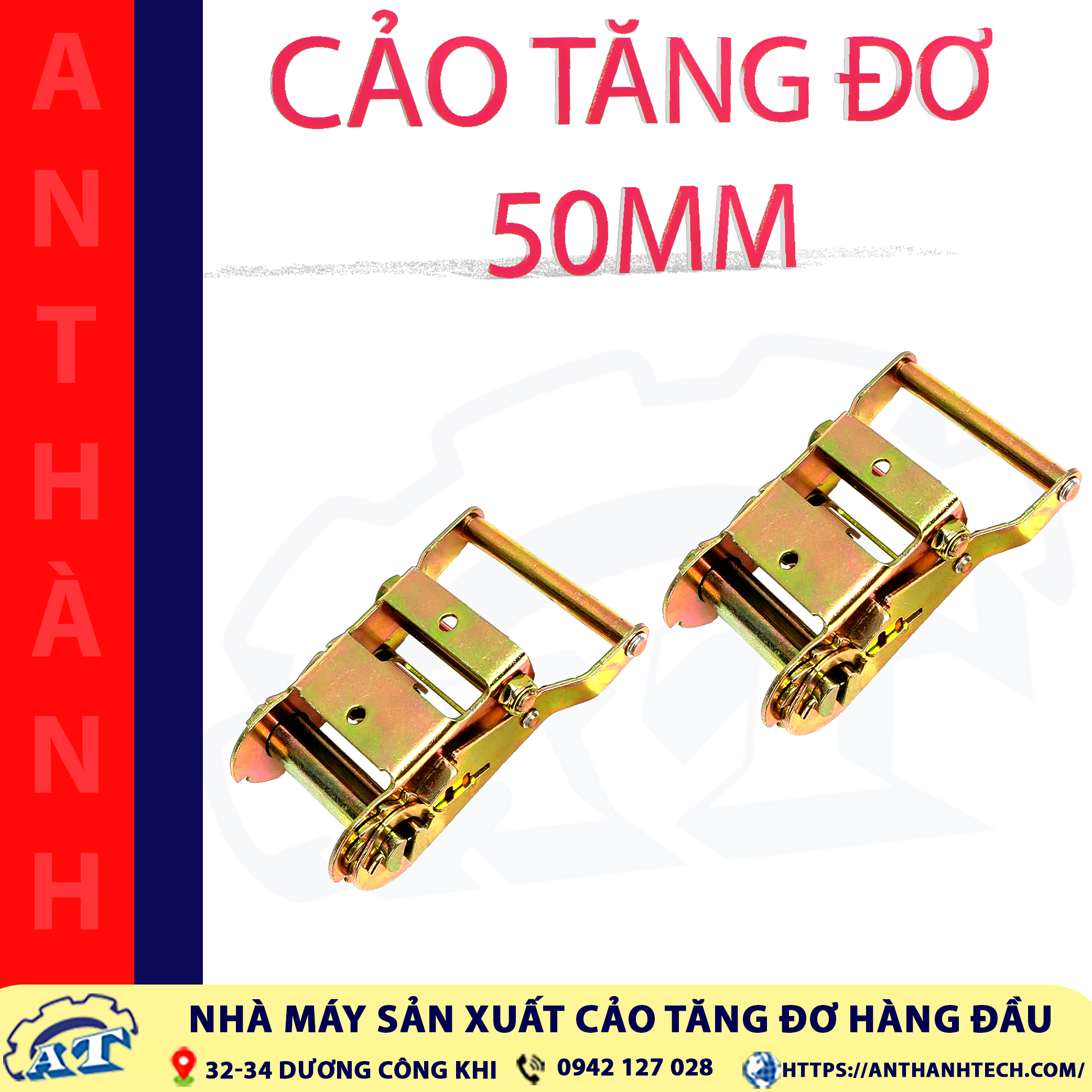 Cảo tăng đơ 50mm ngắn. Cảo tăng đơ 50mm ngắn.