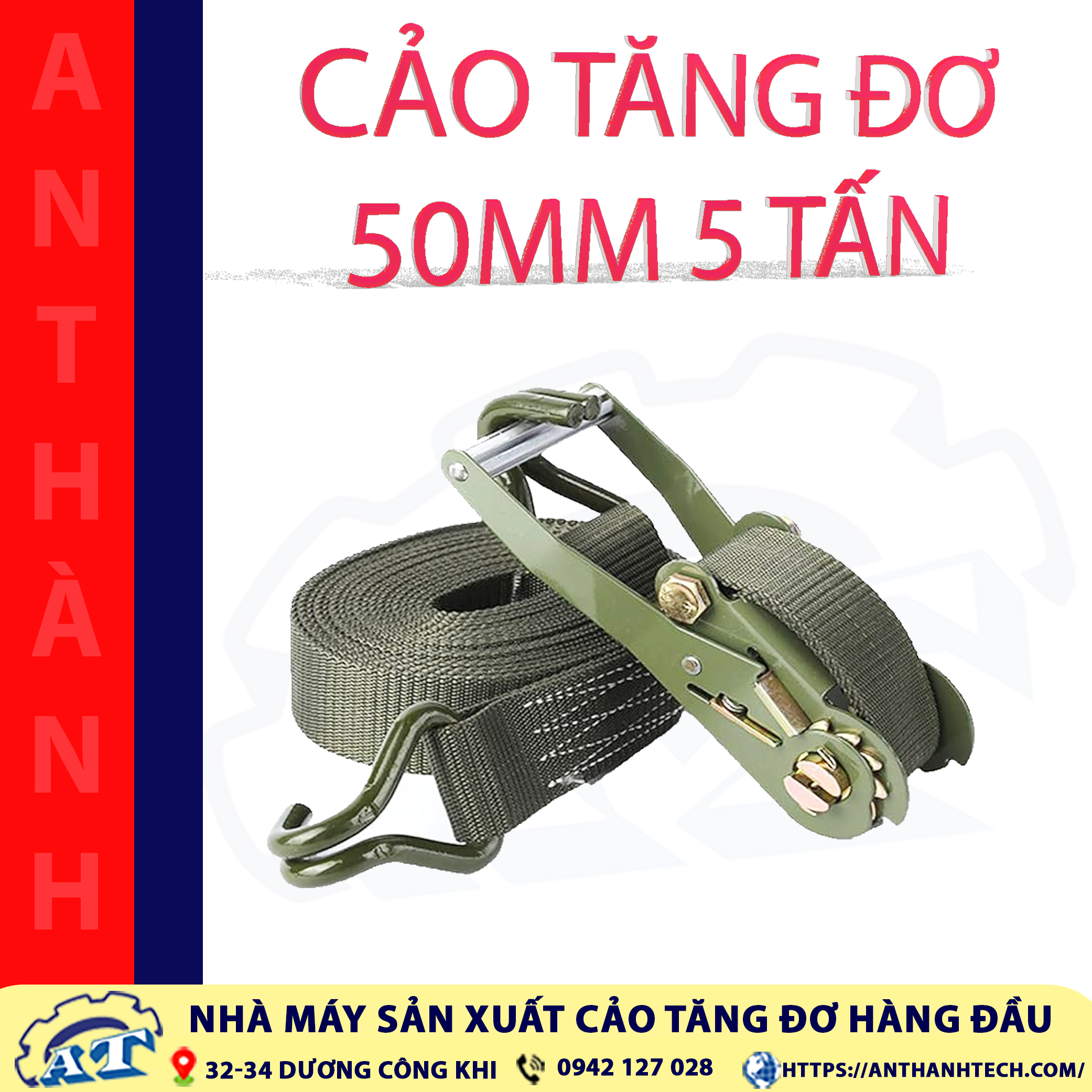 Cảo tăng đơ 50mm tải 5 tấn tại TPHCM | An Thành. Cảo tăng đơ 50mm tải 5 tấn tại TPHCM | An Thành.