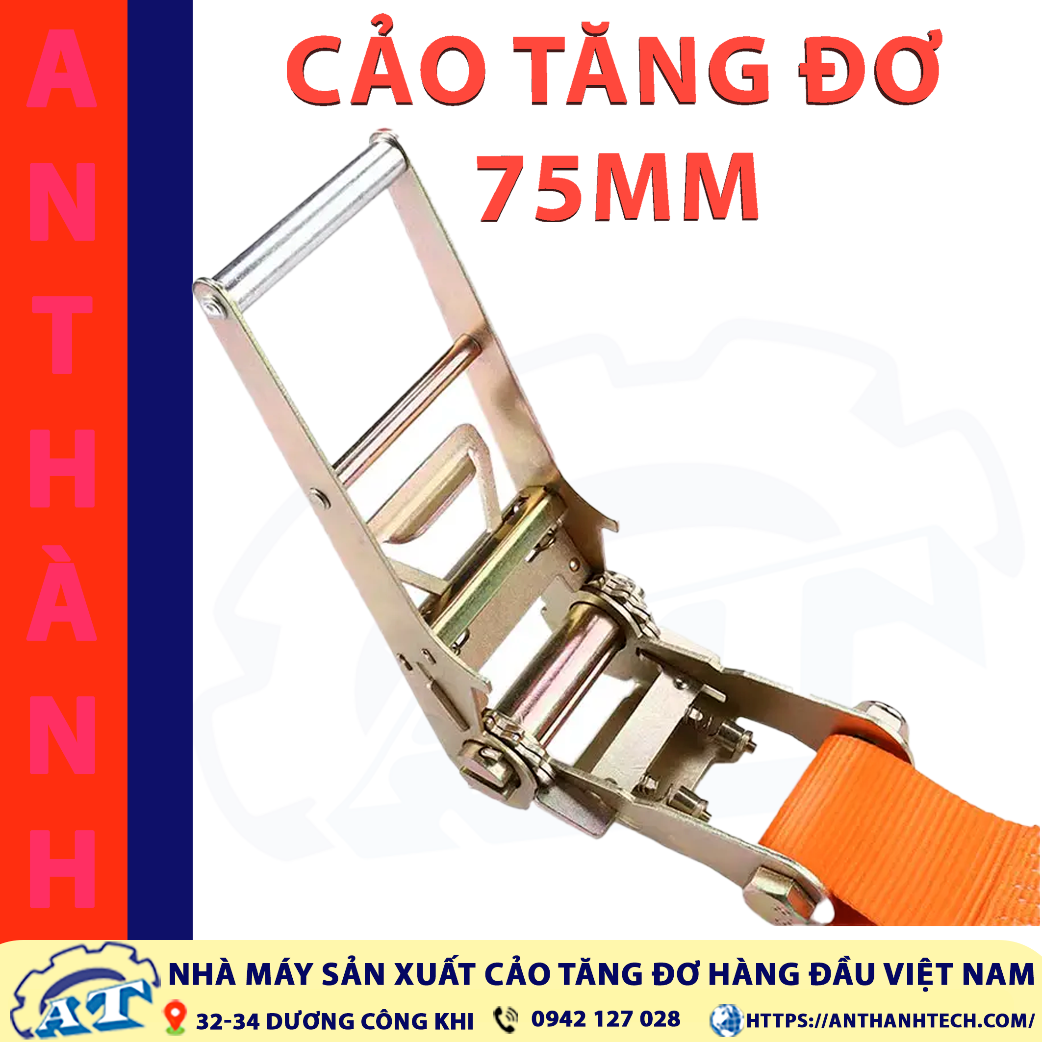 Cảo tăng đơ 75mm giá rẻ tại TPHCM | An Thành. Cảo tăng đơ 75mm giá rẻ tại TPHCM | An Thành.