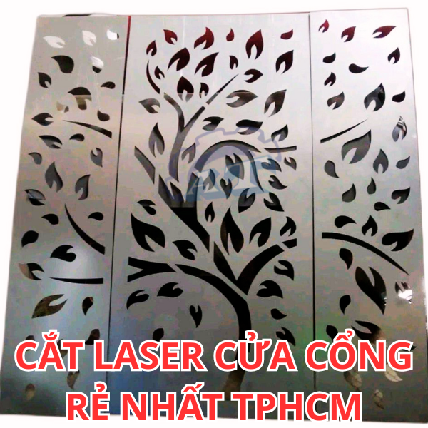 Cắt laser cửa cổng theo yêu cầu khách hàng tại TPHCM Cắt laser cửa cổng theo yêu cầu khách hàng tại TPHCM