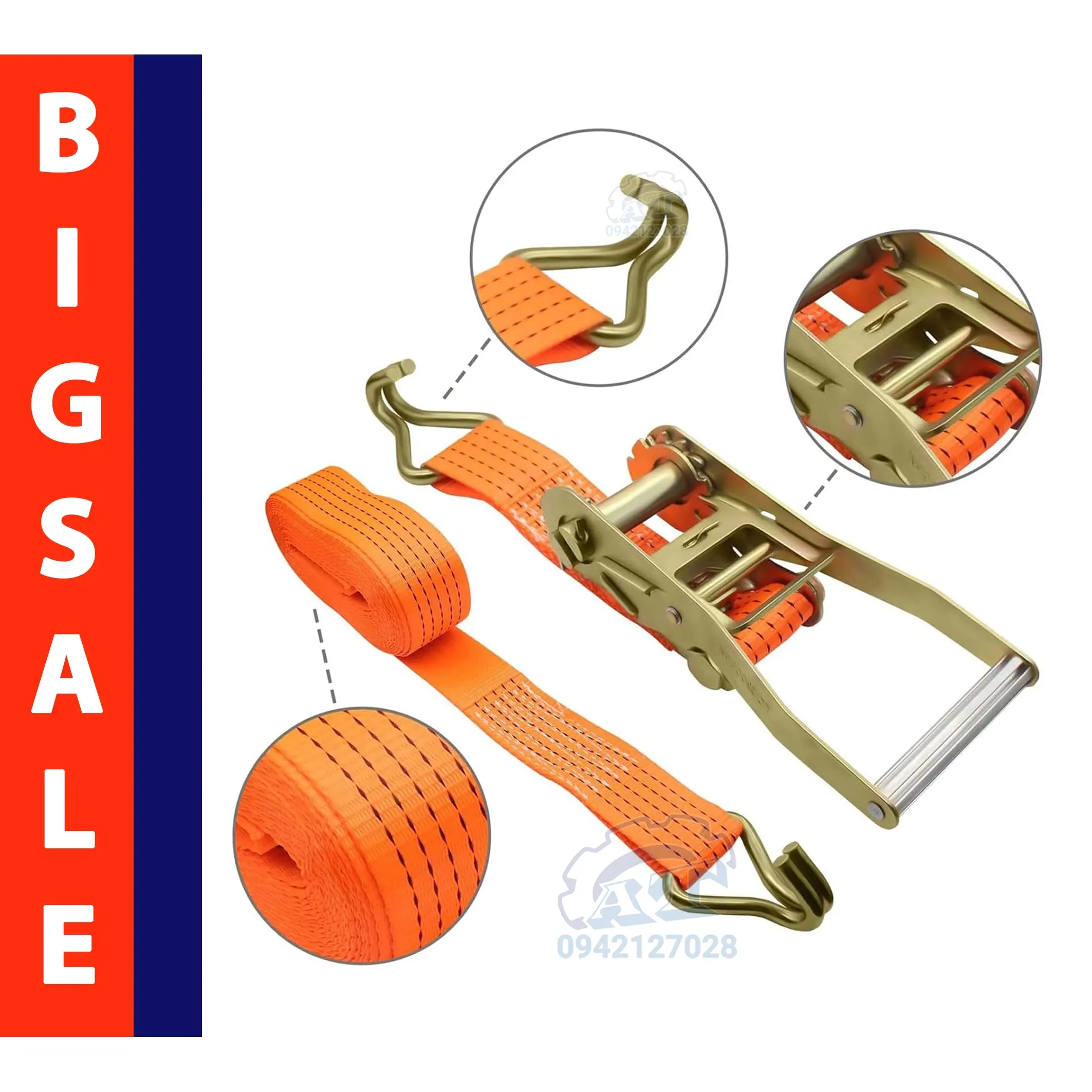 Cấu tạo của dây chằng hàng tăng đơ 50mm