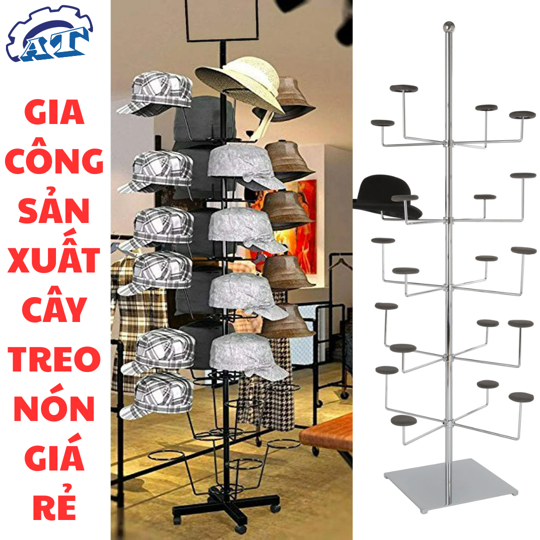 cây treo nón bảo hiểm inox cây treo nón bảo hiểm inox