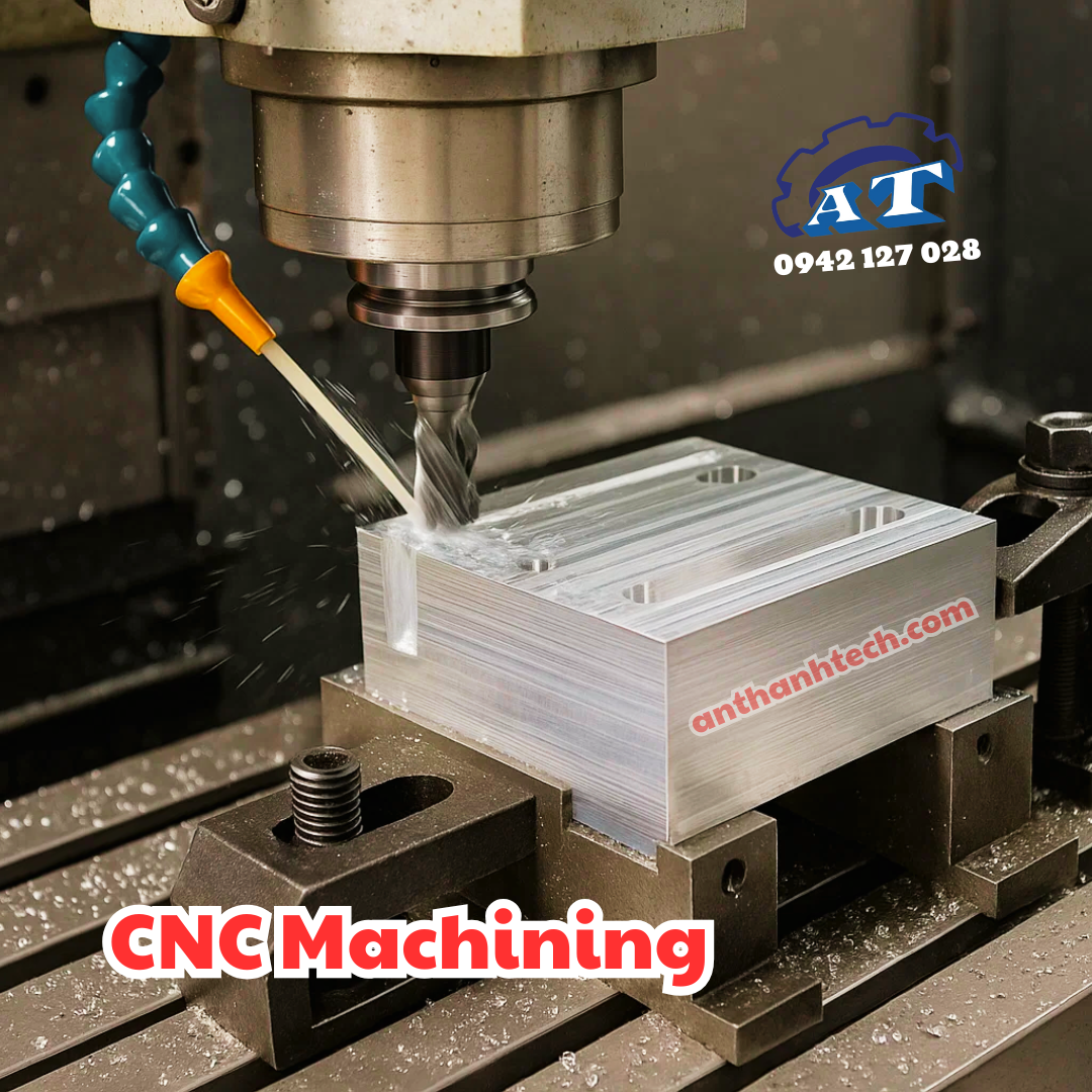 CNC Machining – High-quality parts from AnThanh Tech. CNC Machining – High-quality parts from AnThanh Tech.