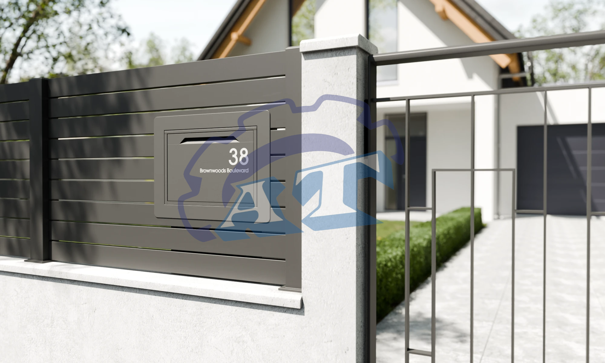 Cổng rào sắt hộp đẹp Cổng rào sắt hộp đẹp