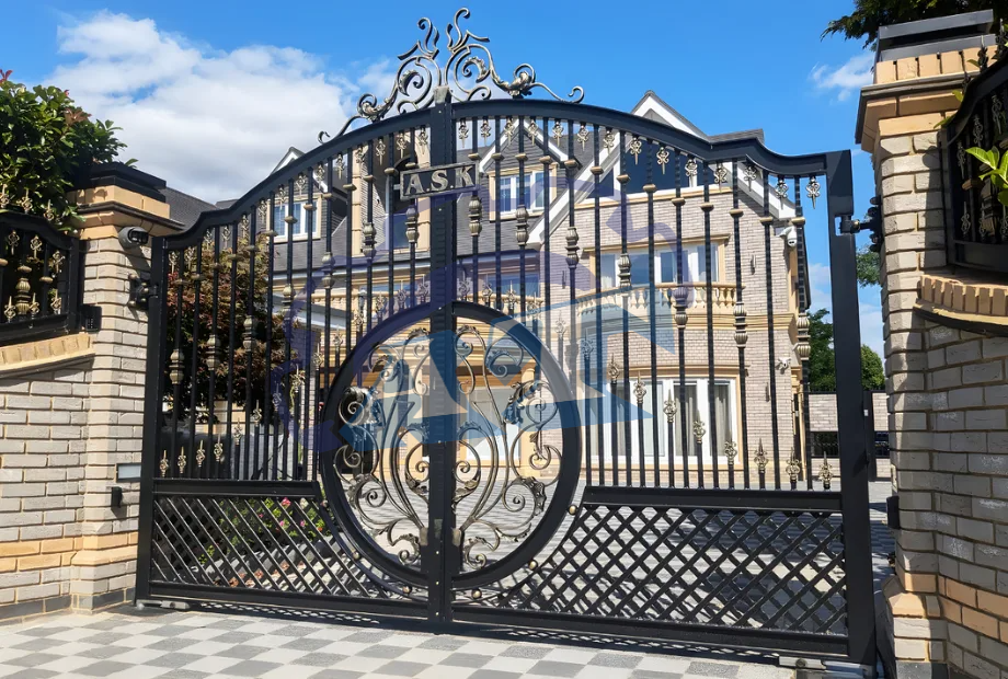 Cổng rào sắt hộp đẹp Cổng rào sắt hộp đẹp