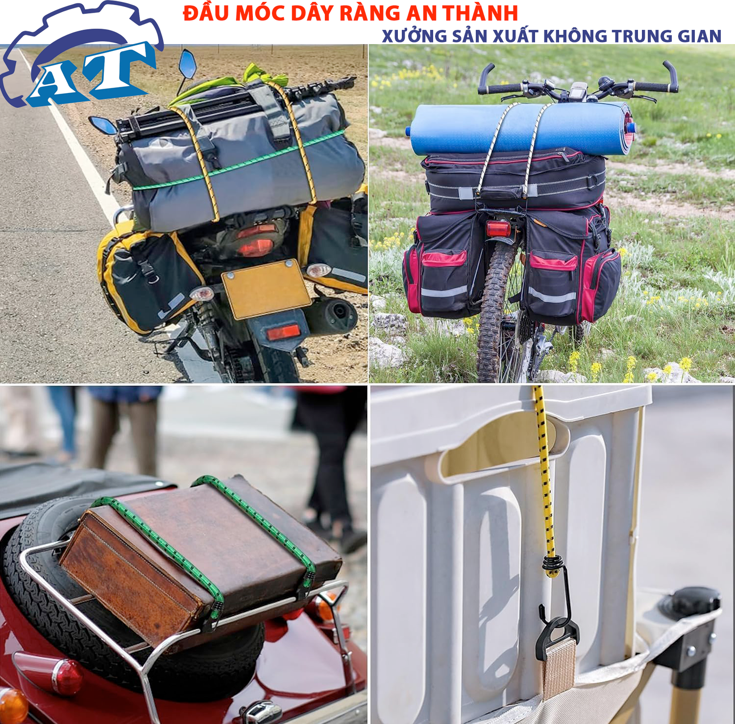 Đầu móc dây ràng 3mm – Ứng dụng linh hoạt từ An Thành  Đầu móc dây ràng 3mm – Ứng dụng linh hoạt từ An Thành