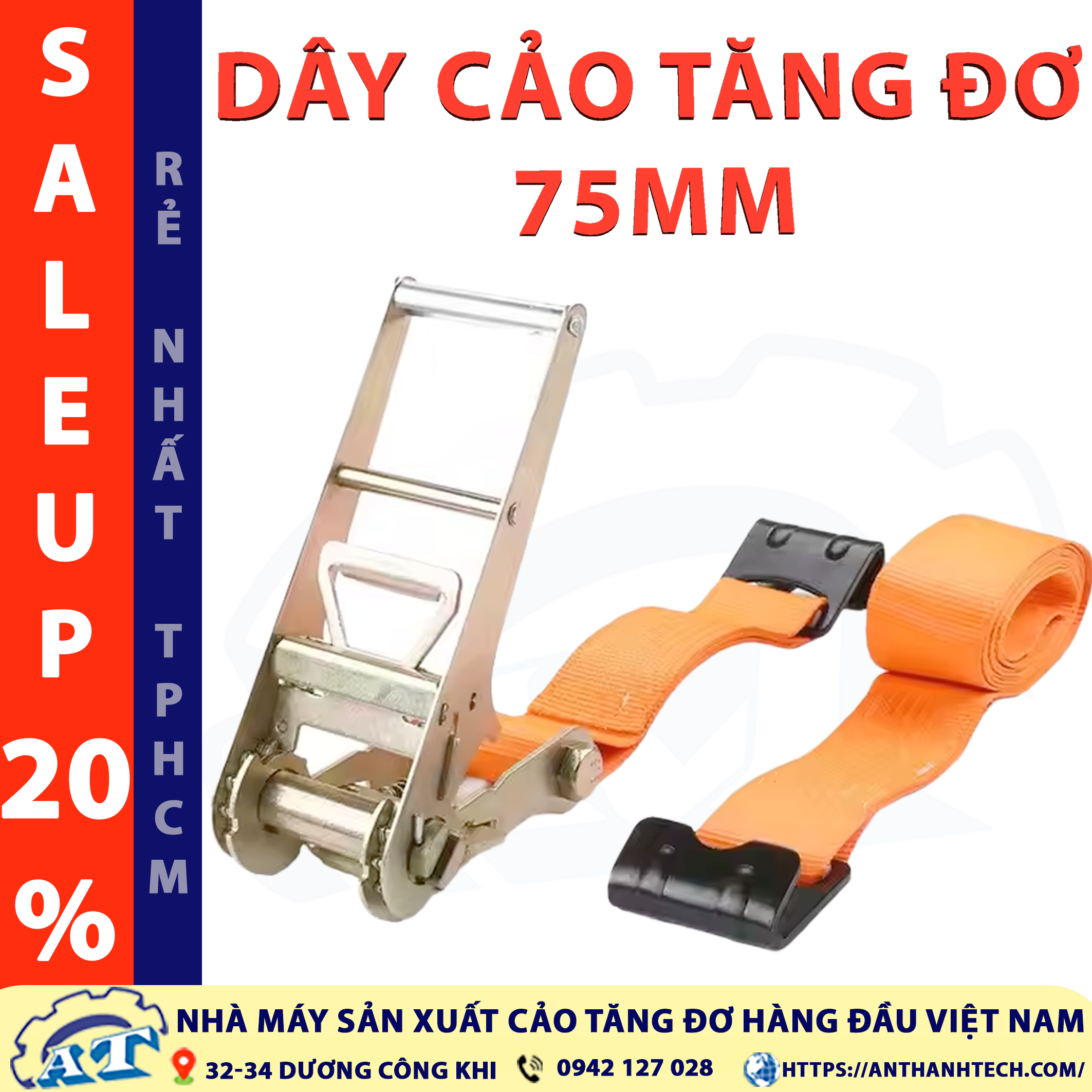 Dây cảo tăng đơ 75mm tại cửa hàng An Thành Dây cảo tăng đơ 75mm tại cửa hàng An Thành