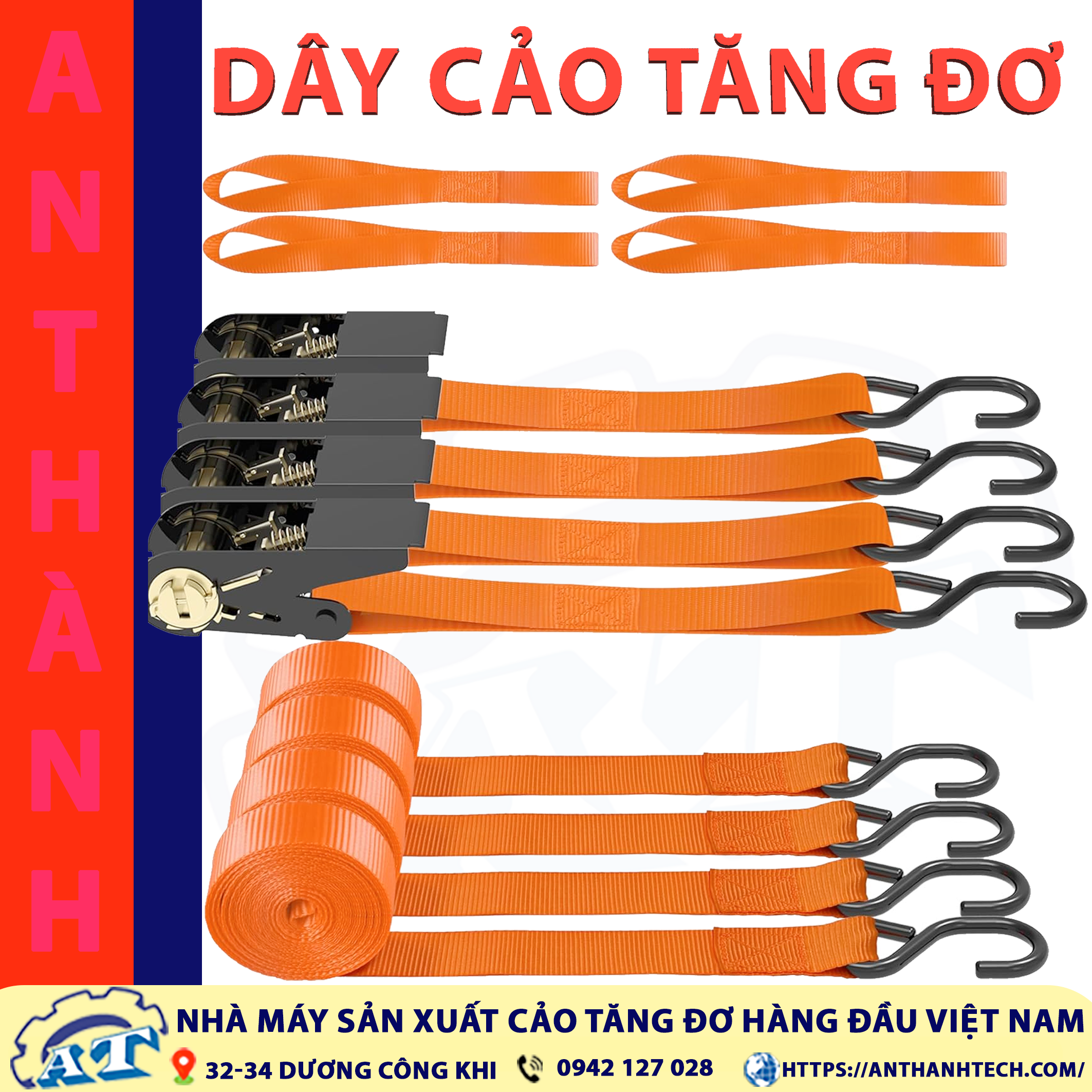 Dây Cảo Tăng Đơ 25mm Móc S Sản Xuất Tại An Thành. Dây Cảo Tăng Đơ 25mm Móc S Sản Xuất Tại An Thành.