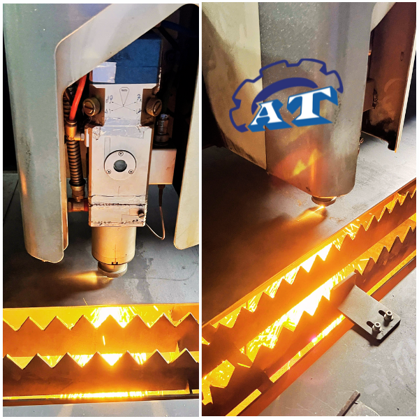 Gia công cắt laser thép tấm. Gia công cắt laser thép tấm.