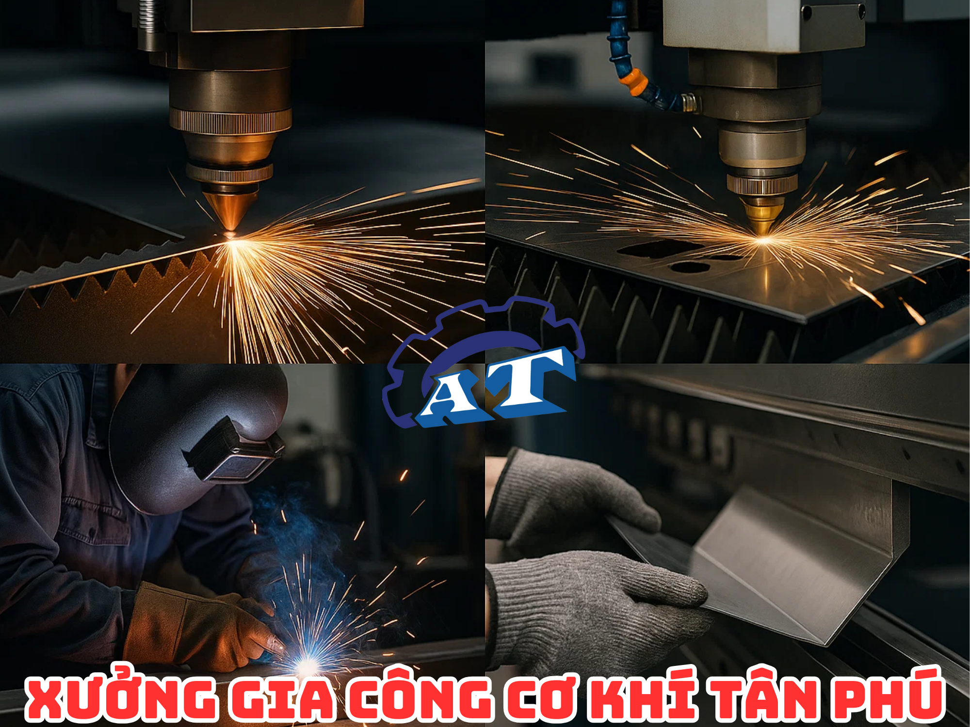 Gia Công Cơ Khí Tân Phú Cắt Laser CNC Chấn Đột Dập Gia Công Cơ Khí Tân Phú Cắt Laser CNC Chấn Đột Dập
