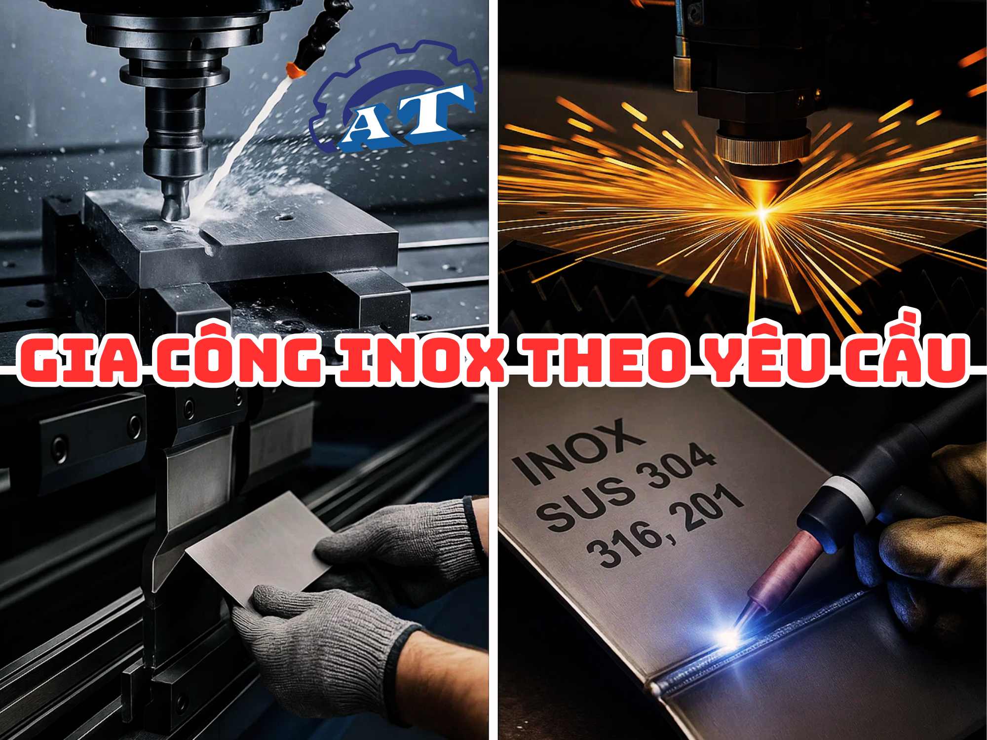 Gia Công Inox Theo Yêu Cầu: Công Ty An Thành Gia Công Inox Theo Yêu Cầu: Công Ty An Thành