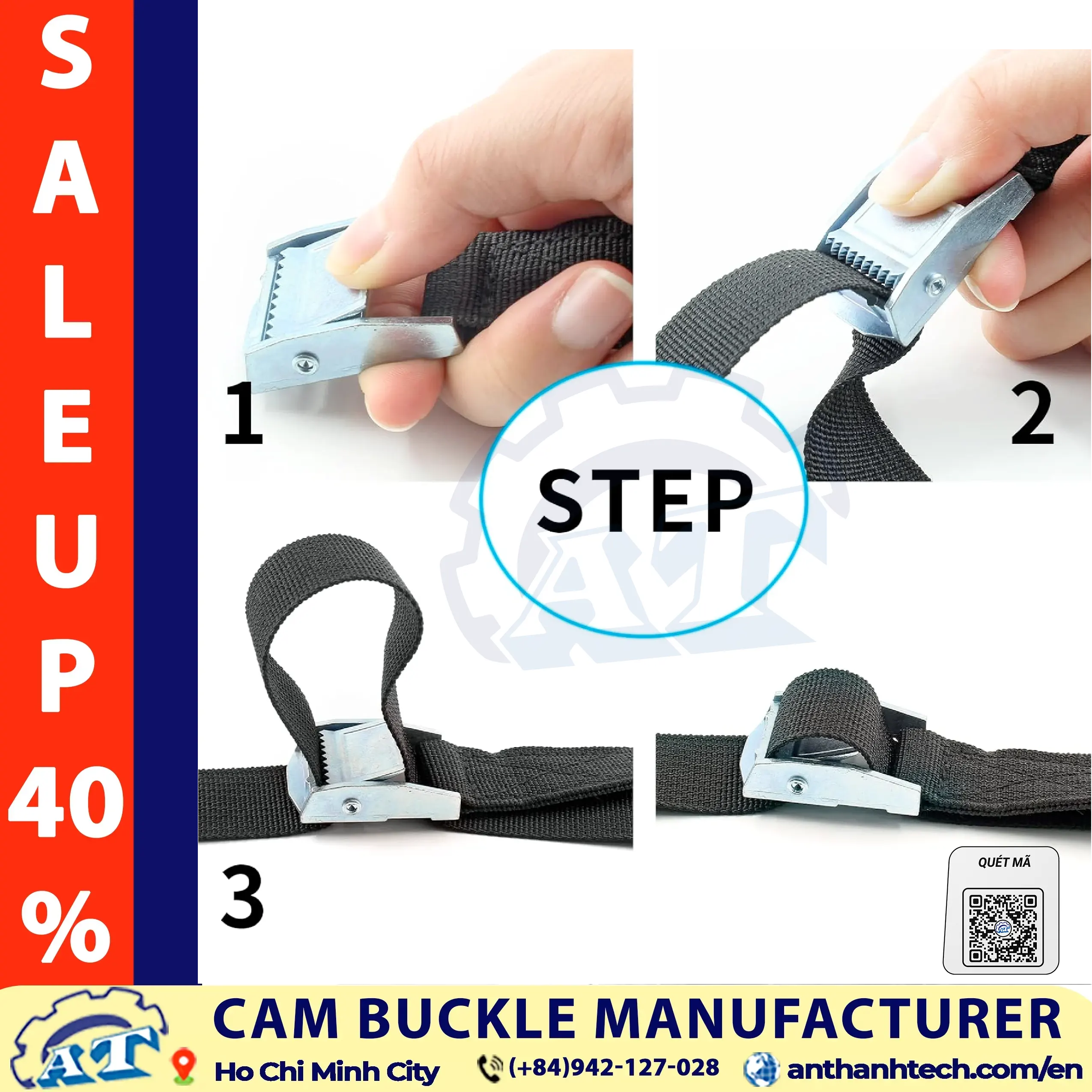 how to use 15 inch cam buckle - AnThanhTech Manufacturer
