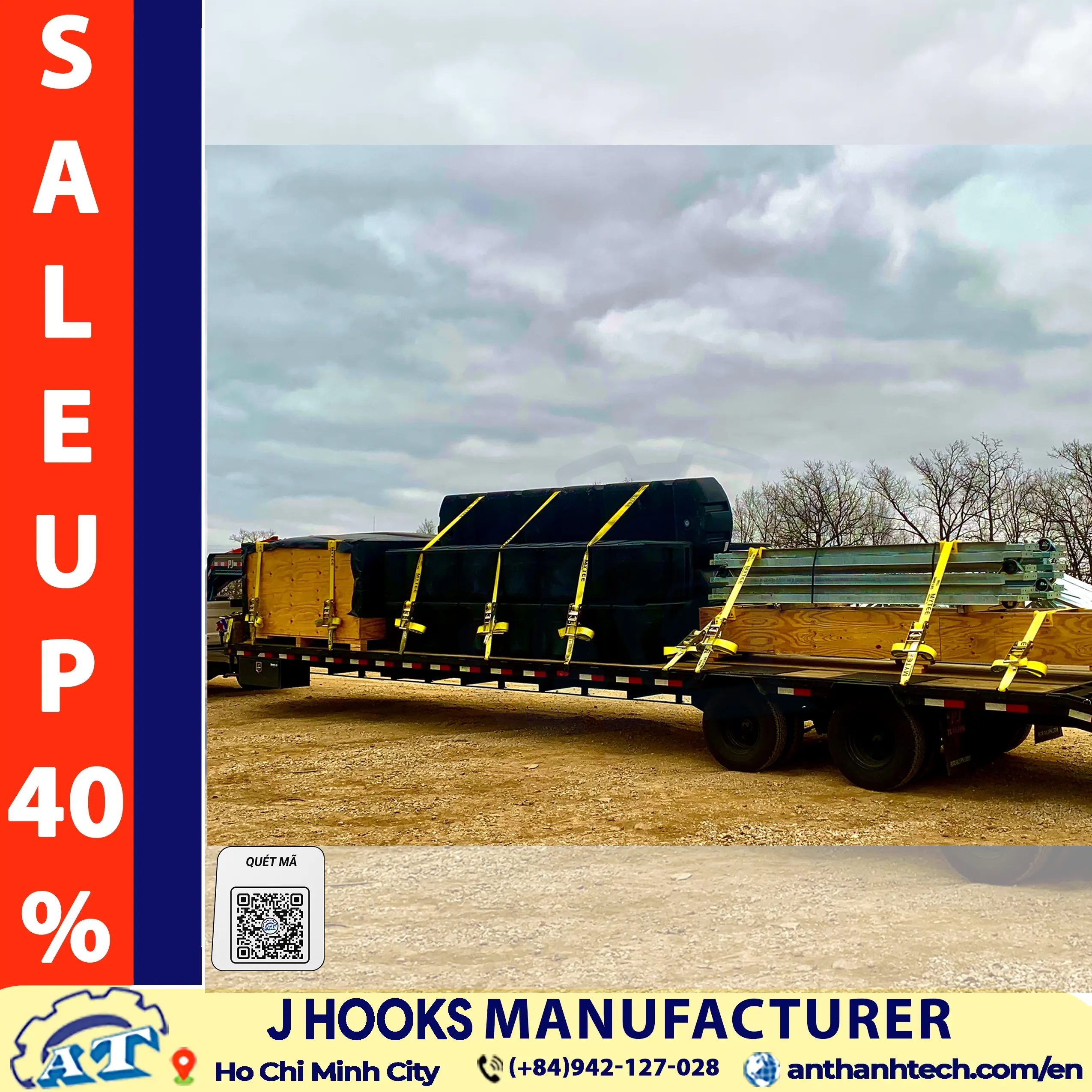38mm Wire J-Hooks