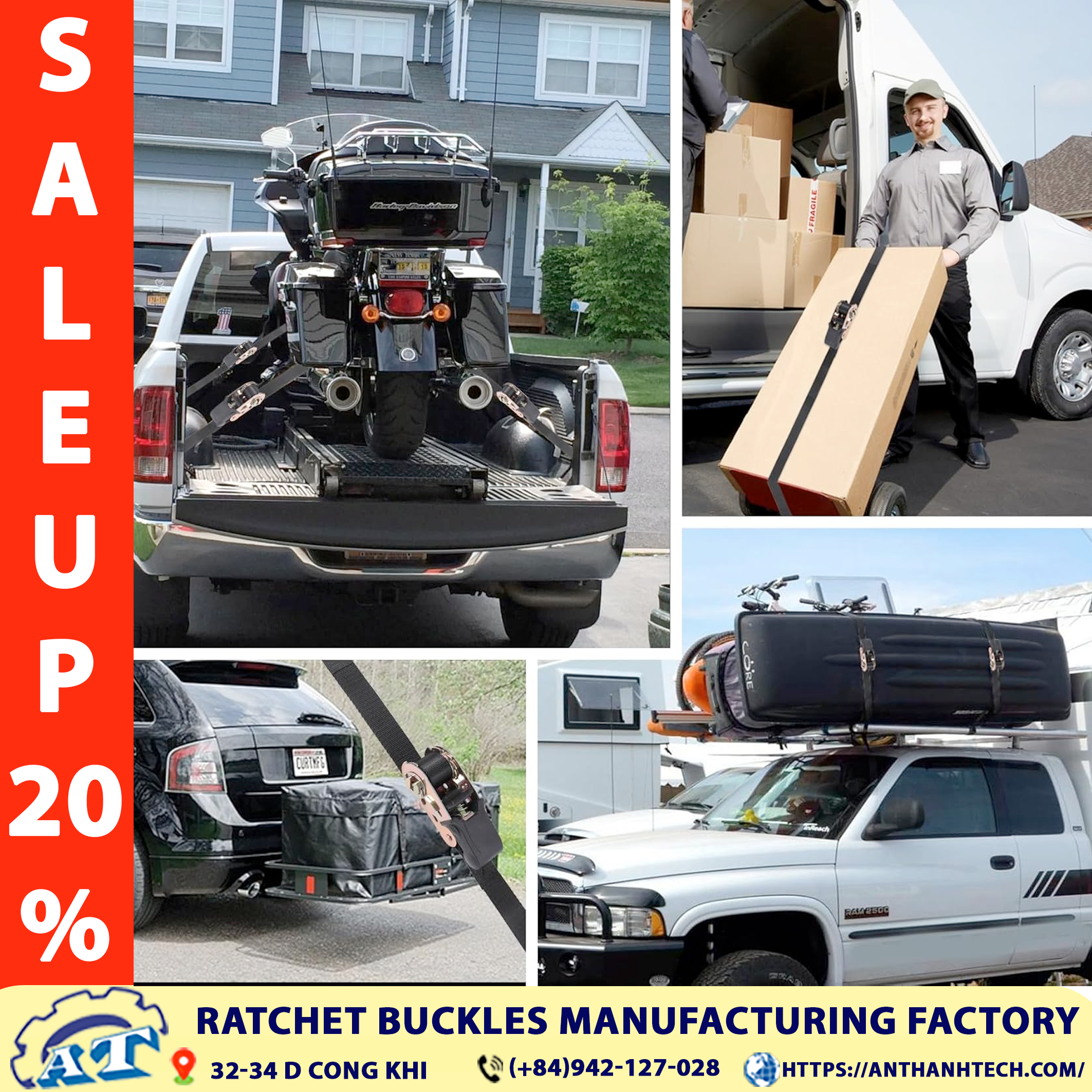 Key Features of 1 Inch Ratchet Buckle with Black Rubber Handle Key Features of 1 Inch Ratchet Buckle with Black Rubber Handle