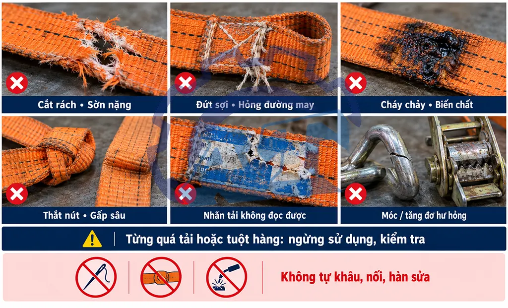 Khi nào dây bị xoắn cần thay mới?