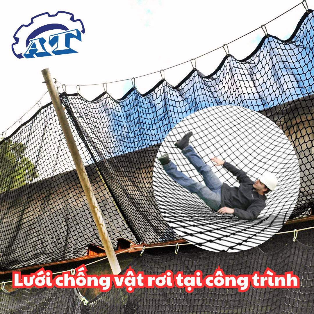 Lưới chống vật rơi tại công trình Lưới chống vật rơi tại công trình