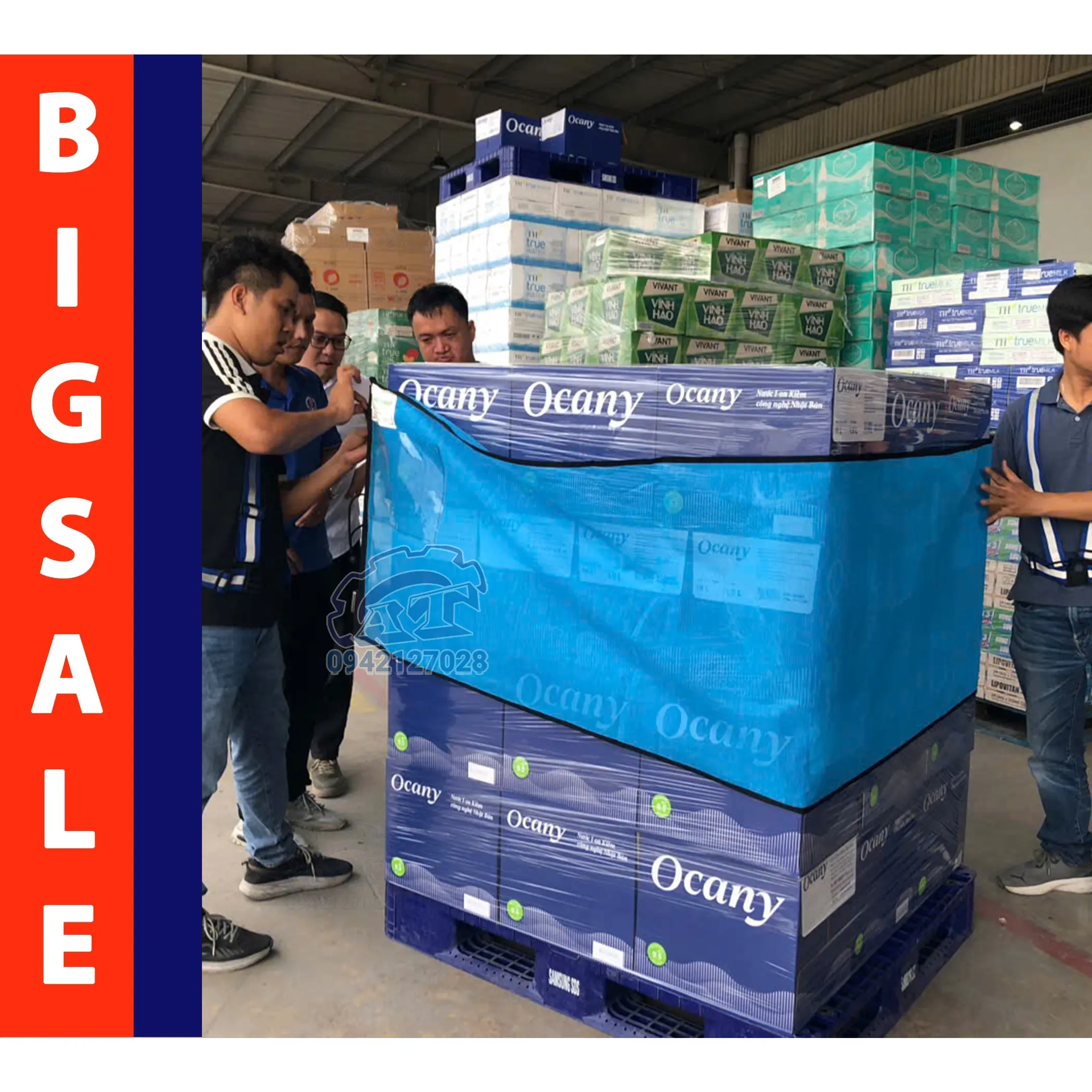 Lưới PVC Quấn Pallet An Thành
