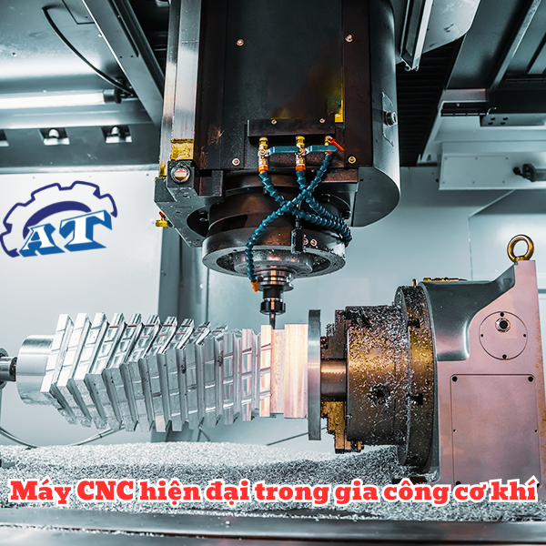 Máy CNC hiện đại trong gia công cơ khí tại An Thành Tech, TP.HCM. Máy CNC hiện đại trong gia công cơ khí tại An Thành Tech, TP.HCM.