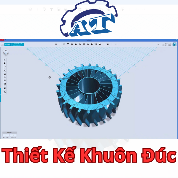 Mô hình 3D chi tiết khuôn đúc trong phần mềm CAD Mô hình 3D chi tiết khuôn đúc trong phần mềm CAD