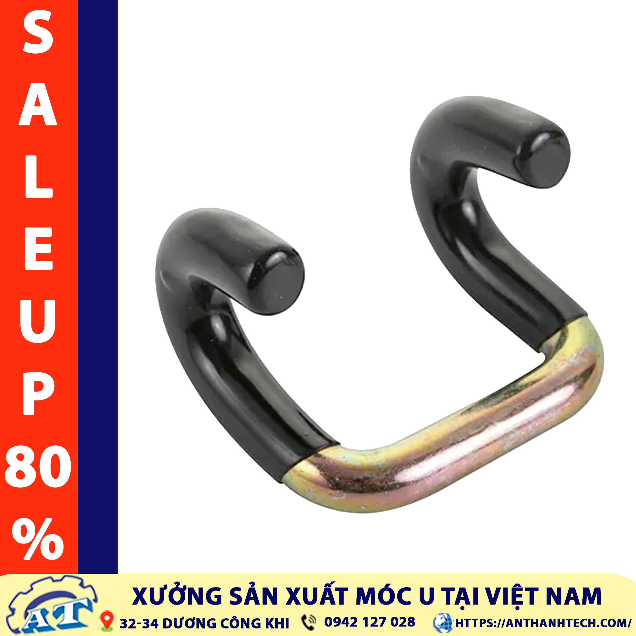 Móc sắt chữ U cao cấp được sản xuất tại An Thành. Móc sắt chữ U cao cấp được sản xuất tại An Thành.